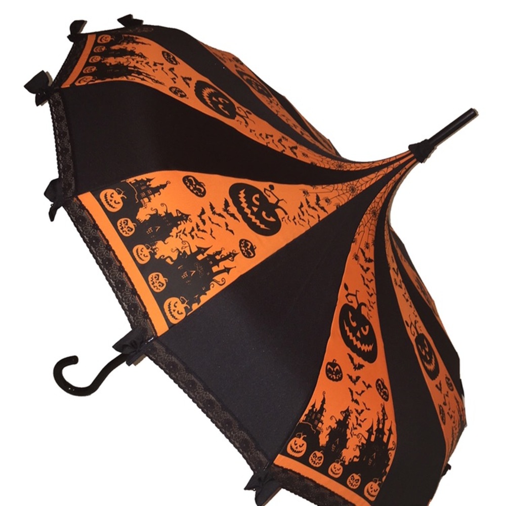 COPY - Halloween Orange Umbrella